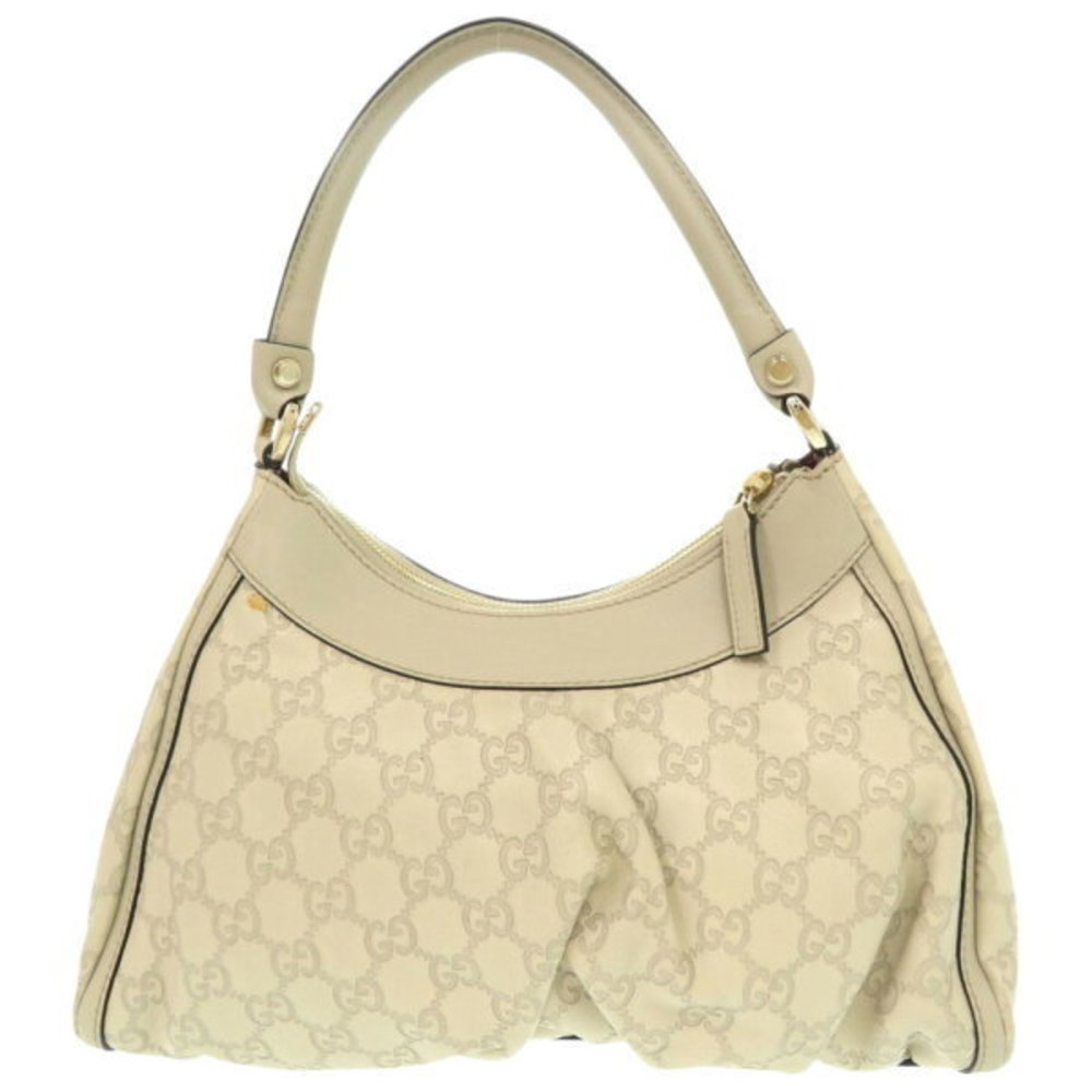 Gucci GUCC Bag Ivory ssima White leather Abbey Shoulder